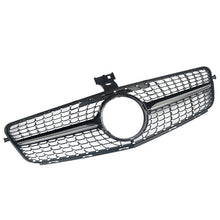 Front Grille Grill Diamond Black For Mercedes Benz C-Class W204 S204 2008-2014