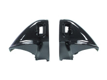 Side Mirror Cover Caps Replacement Glossy Black For Audi A6 C7 S6 RS6 With Lane Assist 12-18