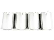 4x Chrome Exhaust Pipe Tail Muffler Tips For BMW F87 M2 F80 M3 F82 F83 M4 60mm Pipes