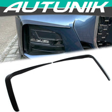 Front Bumper Canards Flaps for BMW 4-Series 2-door G22 G23 2020-2024 Sport bumper