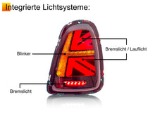 RED LED Rear Tail Lights For BMW Mini Cooper R59 R58 R57 R56 2011-2013