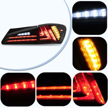 LED Tail Lights for Lexus IS250 IS350 ISF 2006-2015 Smoked Lens Rear Lamp