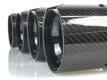 4x Carbon Fiber Exhaust Tips for BMW F80 M3 F82 M4 65-67mm pipes Gloss Black Inner