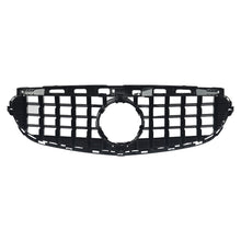 Front Grille Panamericana GT Glossy Black For Mercedes E Class W212 2014-2016