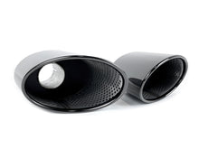 Gloss Black RS Style Exhaust Tailpipe Tip for Audi A4 A5 A6 A7 - Single Inlet 55-59mm