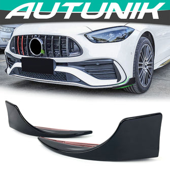 Front Bumper Splitter Cover Trim For Mercedes C Class W206 S206 AMG Package 2021up