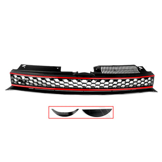 Debaged Badgeless Sport Mesh Grill Grille For VW Golf VI MK6 2009-2013