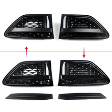 Gloss Black Front Grille Side Vents for Range Rover Sport 10-13