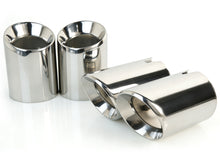 4x Chrome Exhaust Pipe Tail Muffler Tips For BMW F87 M2 F80 M3 F82 F83 M4 60mm Pipes