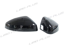 Gloss Black Mirror Covers Replace For Audi A3 S3 RS3 8V 2013-2020 w/ Lane Assist