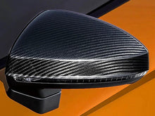 L+R Carbon Fiber Wing Mirror Cover Caps for Audi A3 S3 8V RS3 Without Lane Assist 13-20