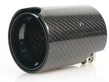 Carbon Fibre Exhaust Tip for BMW 3 Series F30 F31 55-59mm pipe Gloss Black Inner