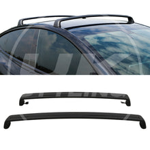 Cross Bars Black Roof Rails Pair Kit Full Width For Tesla Model Y 2020+