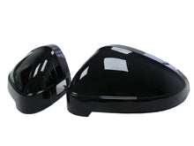 Glossy Black Side Mirror Cover Caps for Audi B9 A4 S4 RS4 A5 F5 S5 RS5 2018-2022 With Lane Assist mc72