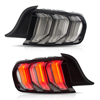 Clear LED Tail Lights Sequential For Ford Mustang 2015-2020 W/5 Modes set