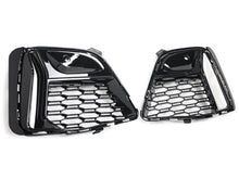 Black Front Bumper Fog Light Grille Cover For BMW 3 Series G20 Sedan M Sport Bumper 19-22