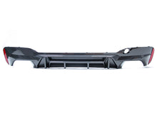 Carbon Fiber Look Rear Diffuser For BMW 5 Series G30 Sport Bumper 17+