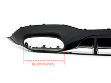 Rear Bumper Diffuser + Dual Exhaust Tips for Mercedes V177 A-Class Saloon AMG Line