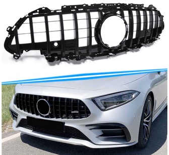 Panamericana GT Radiator Grille Front Grill Glossy Black For Mercedes Benz CLS C257 2018 2019 2020 2021 2022 fg81