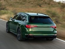 Gloss Black RS Style Exhaust Tailpipe Tip for Audi A4 A5 A6 A7 - Single Inlet 55-59mm