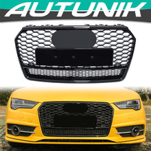 Glossy Black Front Grille Grill for Audi A7 4G C7 S7 S-line 16-18