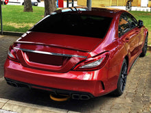 Cls63 Style Rear Diffuser Black Exhaust Tips for Mercedes Benz CLS C218 Sedan AMG Line 11-18
