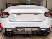 Glossy Carbon Fiber Exhaust Tips Black for BMW G42 G20 G22 G26 G30 60-63mm pipes