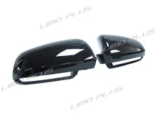 Side Mirror Cover Caps Replacement Glossy Black For AUDI A4 B6 B7 2002-2008 A6 2005-2008 mc53
