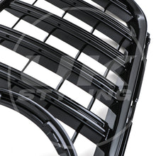 Gloss Black Front Grille Grill For Mercedes C Class W204 07-14