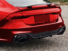 RS7 Style Diffuser w/ Exhaust Tips Black For Audi A7 C8 S-line 2018+