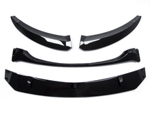 4PCS Front Lip Spoiler Lower Spoiler Splitters Body Kit Glossy Black For BMW 1-Series E82 E88 M-Package 2007 2008 2009 2010 di117