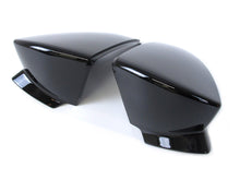Glossy Black Side Mirror Cover Caps Replacement for SEAT Leon 5F Arona Ibiza KJ