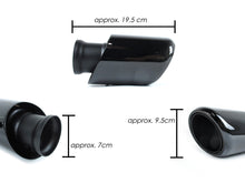 Glossy Black Muffler Pipes Exhaust Tips for Porsche Cayenne 92A 10-14