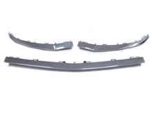 3Pcs Front Bumper Lip Moulding Trim Chrome For Mercedes C Class W205 C205 C43 AMG Line 2014-2018