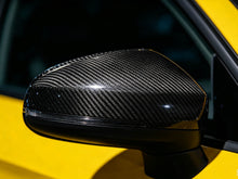 L+R Carbon Fiber Wing Mirror Cover Caps for Audi A3 S3 8V RS3 Without Lane Assist 13-20