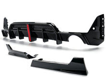 Gloss Black Rear Diffuser with LED Light For BMW 3 Series G20 G21 M Sport 2022+ LCI