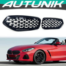 Gloss Black Diamond Front Grill Grille for BMW G29 Z4 2019-2023