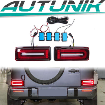 Sequential LED Tail Lights for Mercedes Benz W463 G-Wagon G63 G65 G550 G500 2002-2017 ed33