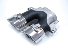 C43 Black Rear diffuser+Chrome Exhaust Tips For Mercedes Benz C-class C205 A205 Coupe AMG Line 15-20