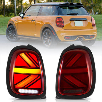 FULL LED Tail Lights For 2014-22 Mini Cooper F55 F56 F57 W/Sequential