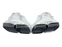 Rear Bumper Diffuser Lips Exhaust Tips for Mercedes CLS W218 550 63 AMG 15-18