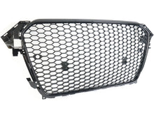 Gloss Black Honeycomb Front Grille Grill for AUDI A4 S4 B8.5 2012-2015 fg89