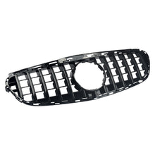 Front Grille Panamericana GT Glossy Black For Mercedes E Class W212 2014-2016