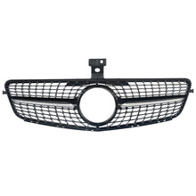 Front Grille Grill Diamond Black For Mercedes Benz C-Class W204 S204 2008-2014