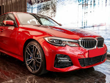 Front Bumper Fog Light Grill Cover + Black Trim for BMW 3 Series G20 M Sport 2019-2022