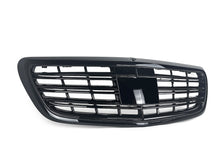 Glossy Black Front Grille Grill for Mercedes Benz S W222 Sedan 13-20 w/ ACC fg184