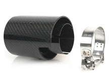 Carbon Fibre Exhaust Tip for BMW 3 Series F30 F31 55-59mm pipe Gloss Black Inner