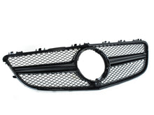 Black Front Mesh Grill Grille for Mercedes C207 A207 Coupe 14-17