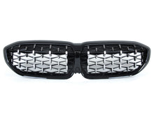 Black Diamond Front Kidney Grille Grill for BMW G20 G21 W/O Camera