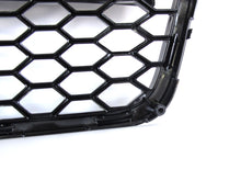 Honeycomb Front Grille Grill Glossy Black For Audi A6 C6 4F Allroad 2004-2011